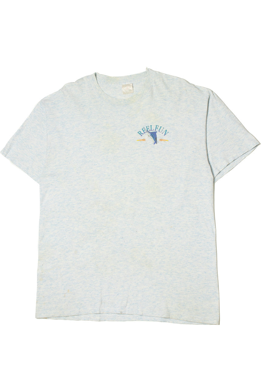 Vintage 1991 "Reel Fun Sportfishing" Swordfish T-Shirt