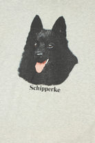 Vintage "Schipperke" Dog Single Stitch T-Shirt