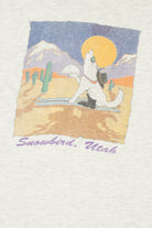 Vintage "Snowbird, Utah" Coyote Desert Scene Keyhole Junction T-Shirt