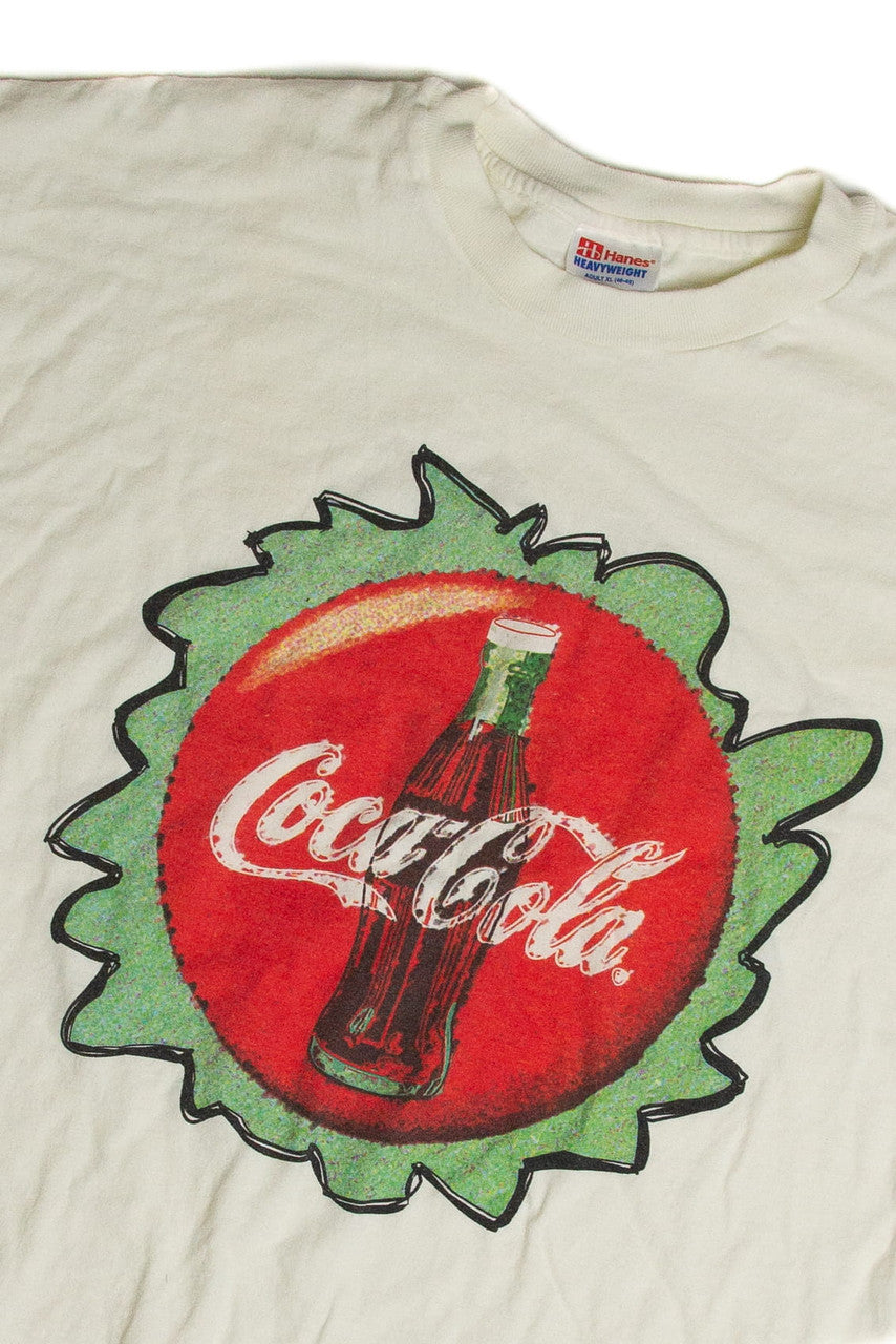 Vintage Coca Cola Brushstrokes T-Shirt