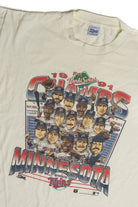 Vintage Minnesota Twins World Series 1991 Caricatures T-Shirt