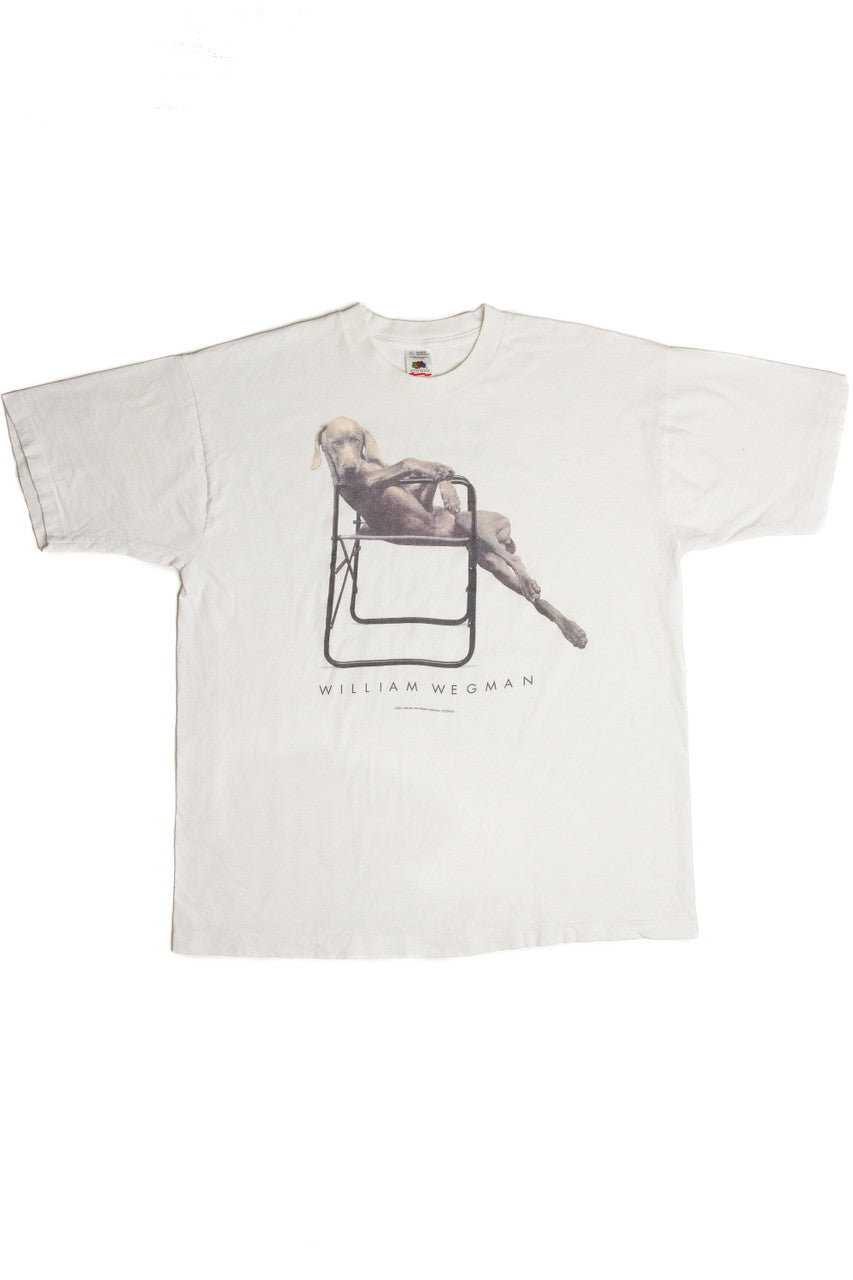 Vintage William Wegman Aspen Art Museum T-Shirt (1990s)