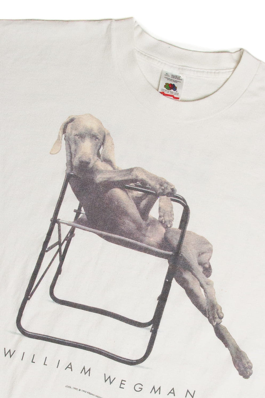 Vintage William Wegman Aspen Art Museum T-Shirt (1990s)
