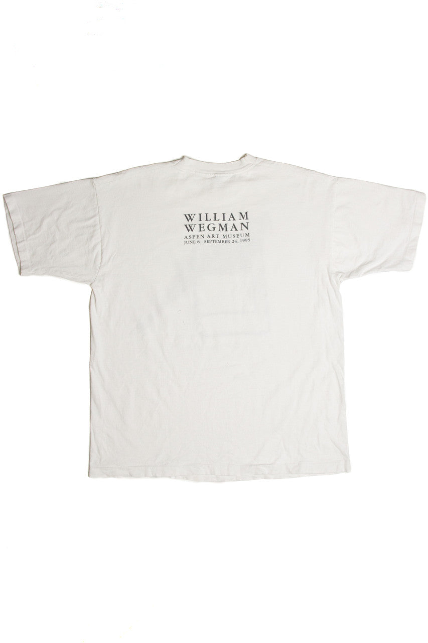 Vintage William Wegman Aspen Art Museum T-Shirt (1990s)