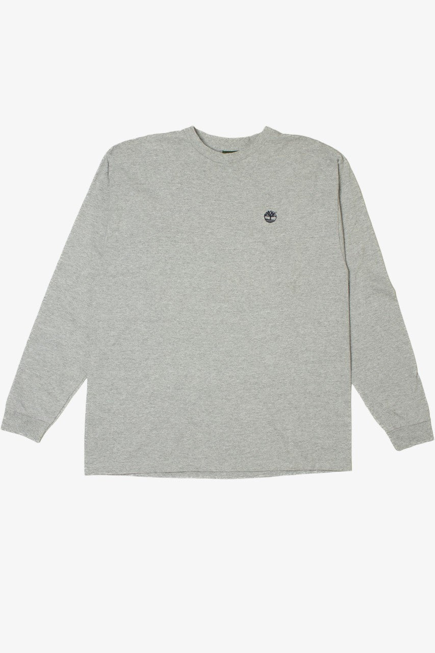 Vintage Timberland Embroidered Logo Long Sleeve T-Shirt
