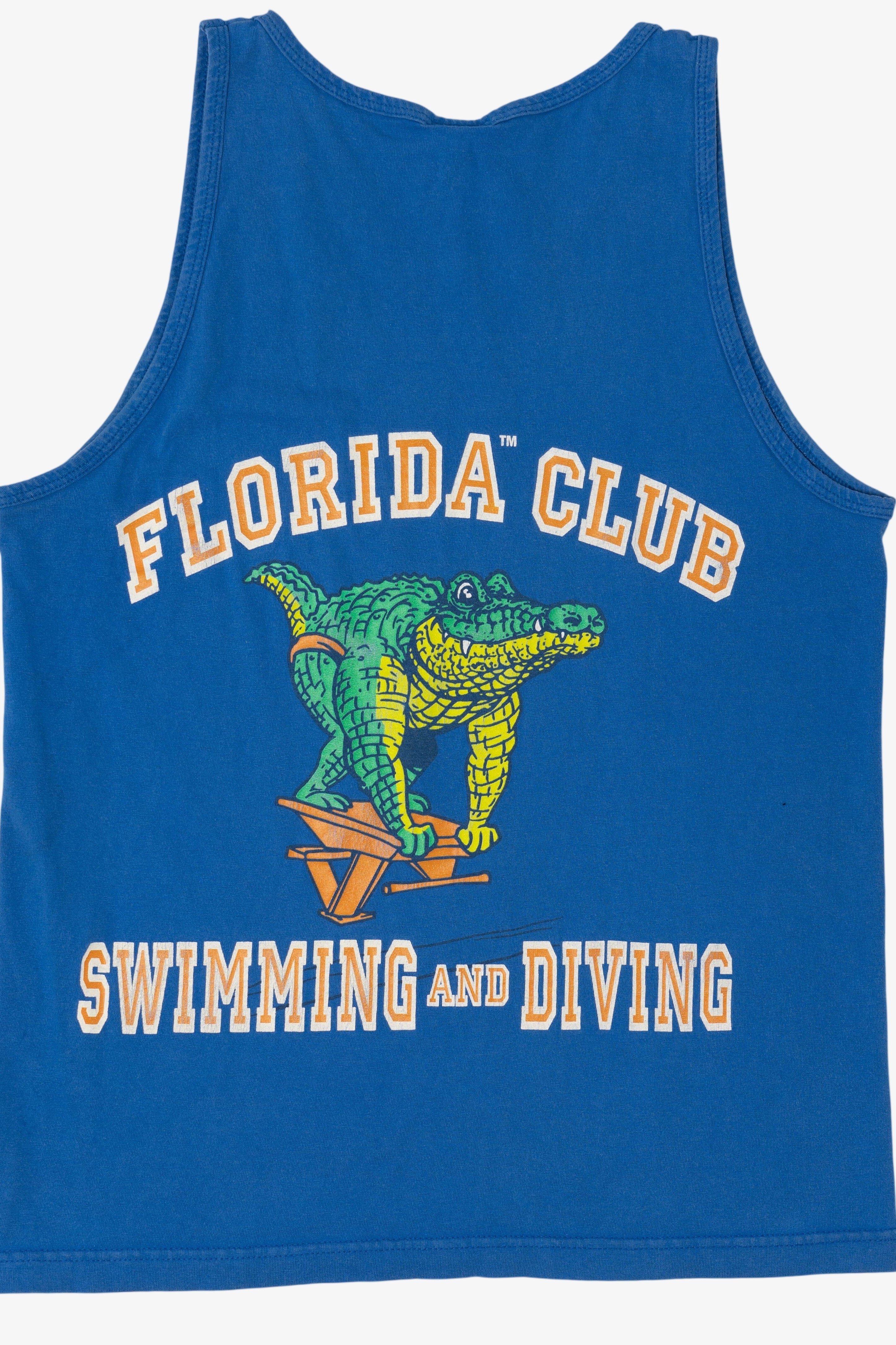 Blue Florida Club Swimming And Diving Sleeveless T-Shirt (2010s)