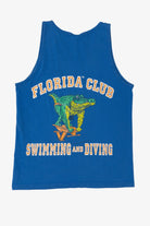 Blue Florida Club Swimming And Diving Sleeveless T-Shirt (2010s)