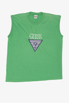 Vintage Green Guess Sleeveless T-Shirt (1990s)