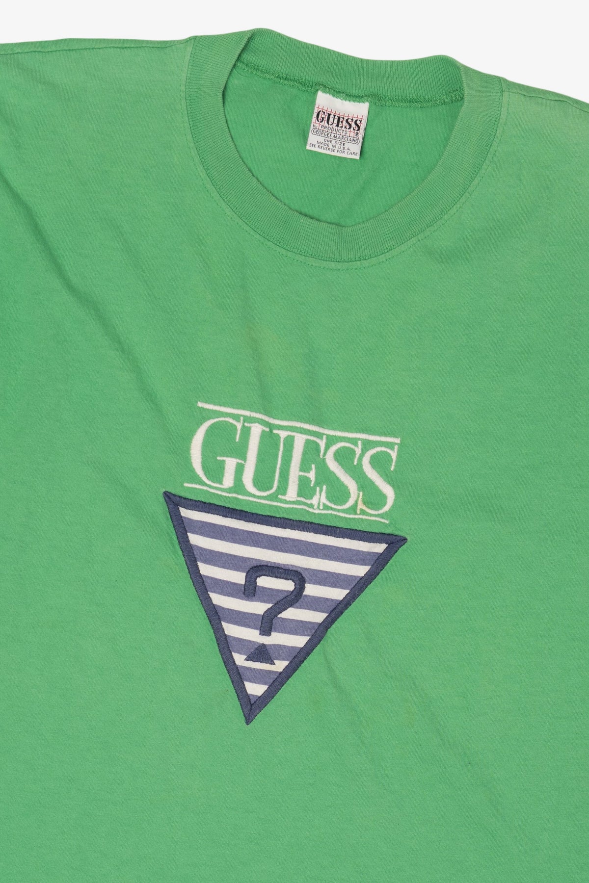 Vintage Green Guess Sleeveless T-Shirt (1990s)