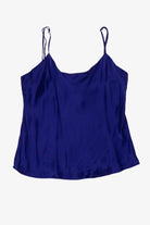 Vintage Cobalt Victoria's Secret Silk Tank Top (1990s)