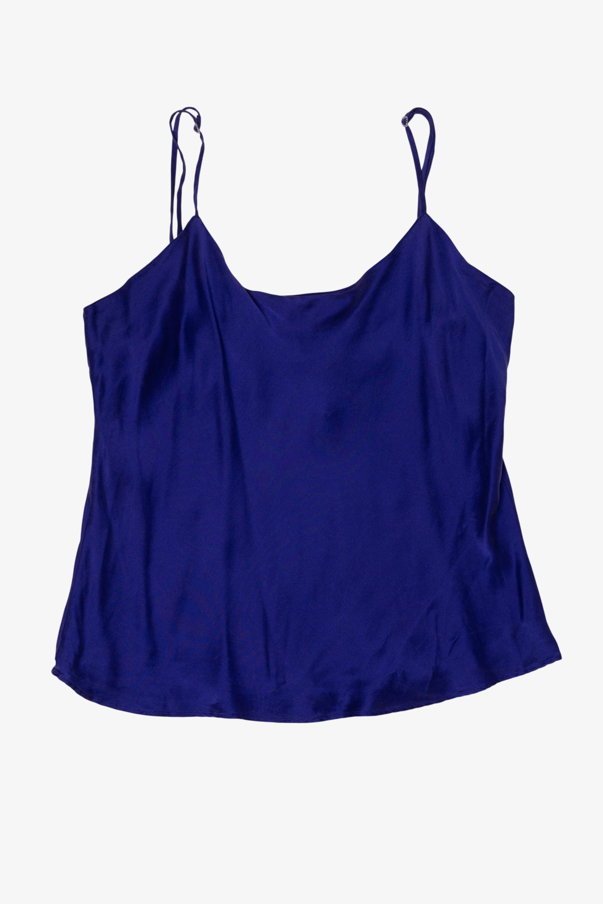 Vintage Cobalt Victoria's Secret Silk Tank Top (1990s)