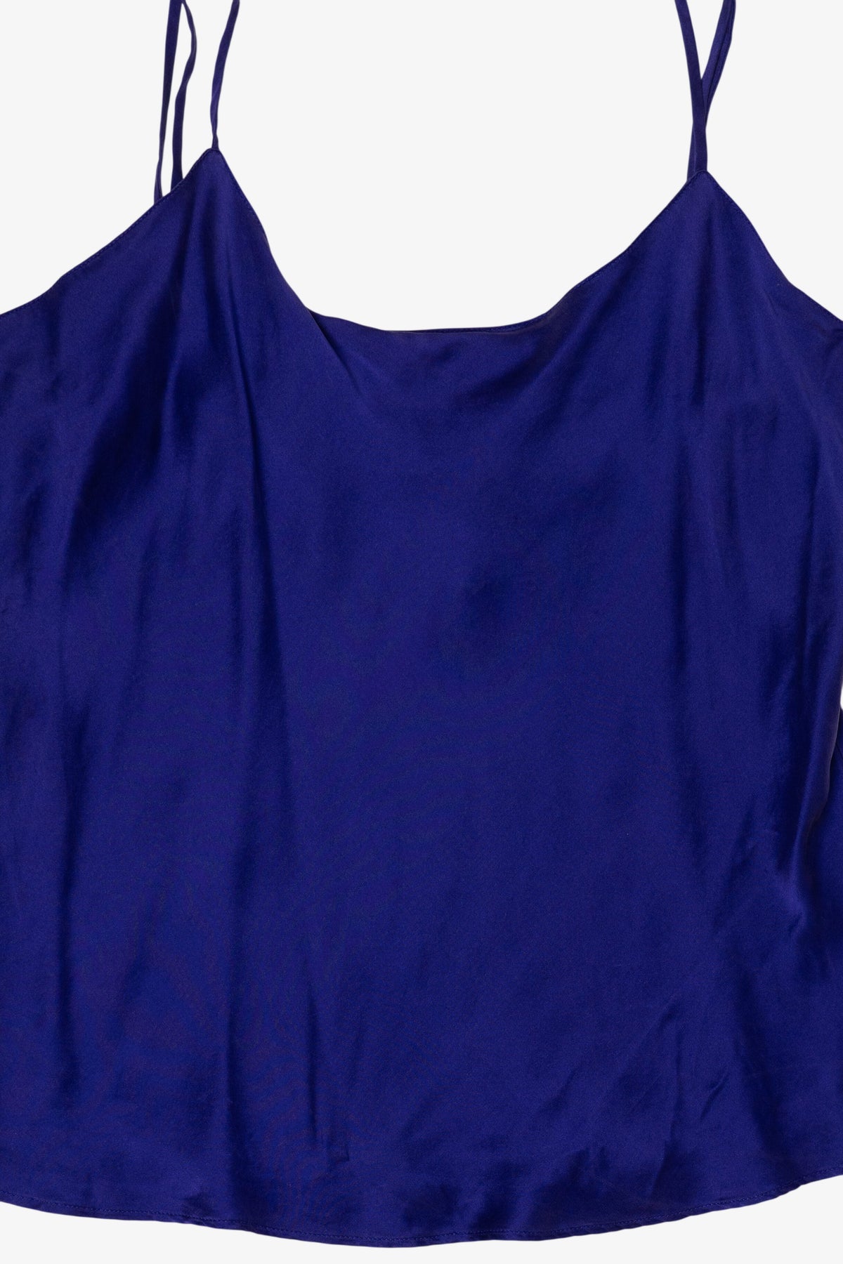 Vintage Cobalt Victoria's Secret Silk Tank Top (1990s)