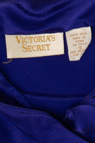 Vintage Cobalt Victoria's Secret Silk Tank Top (1990s)