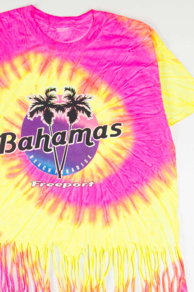 Bahamas Fringe Bottom Tie Dye T-Shirt