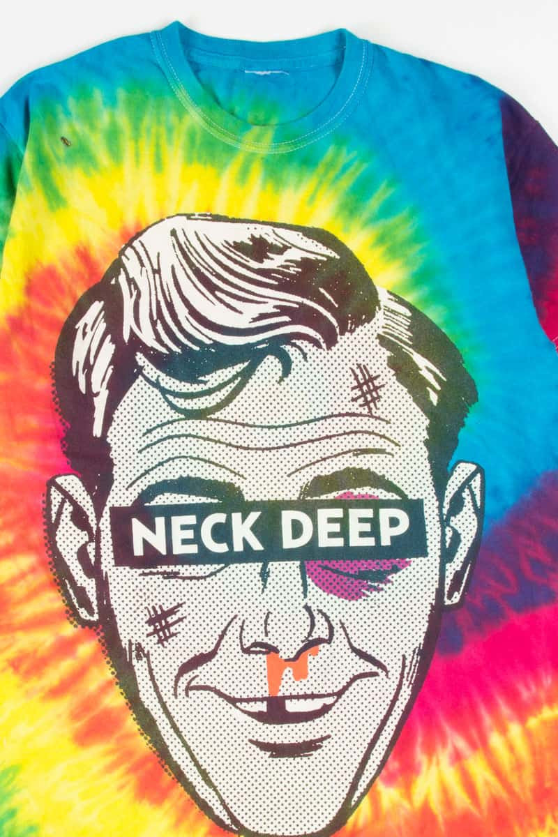 Neck Deep Tie Dyet T-Shirt