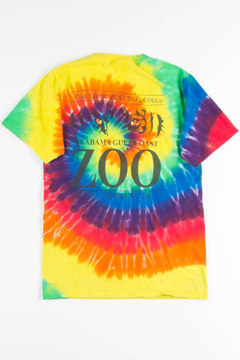 Alabama Gulf Coast Zoo Tie Dye Tee
