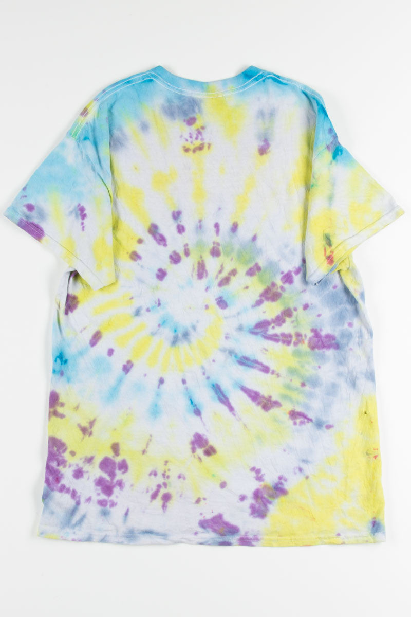 Yellow Swirl Tie Dye Tee
