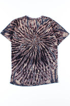 Brown Web Videodrome Tie Dye Tee