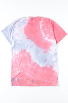 Red & Blue Swirl Videodrome Tie Dye Tee