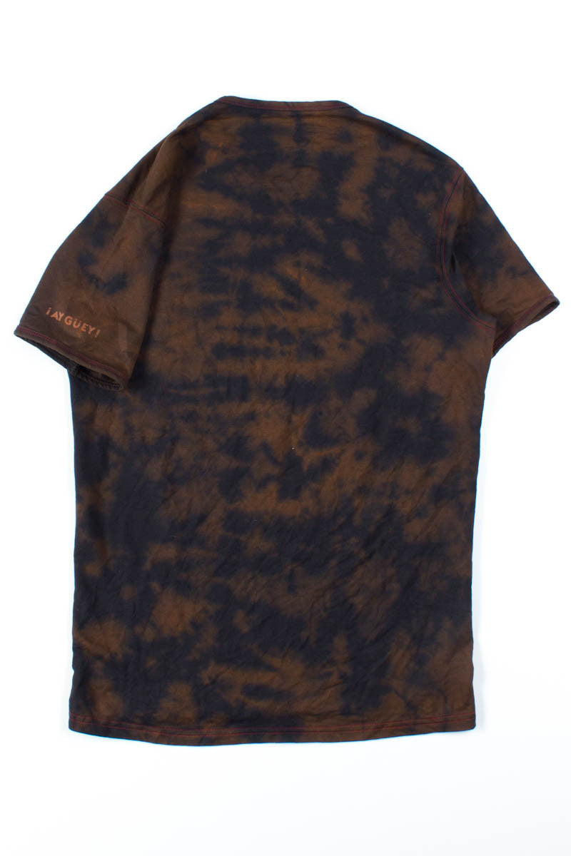 Brown Calavera Tie Dye Tee