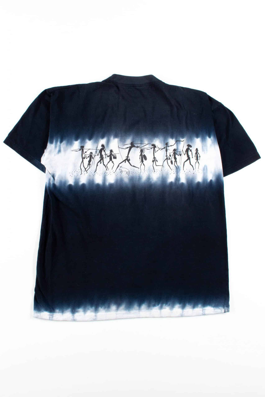 Aboriginal Stone Art Tie Dye T-Shirt