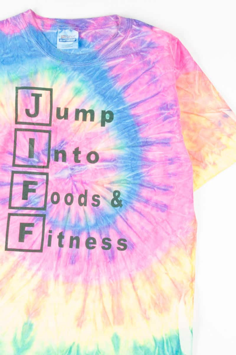 Foods & Fitness Tie Dye T-Shirt