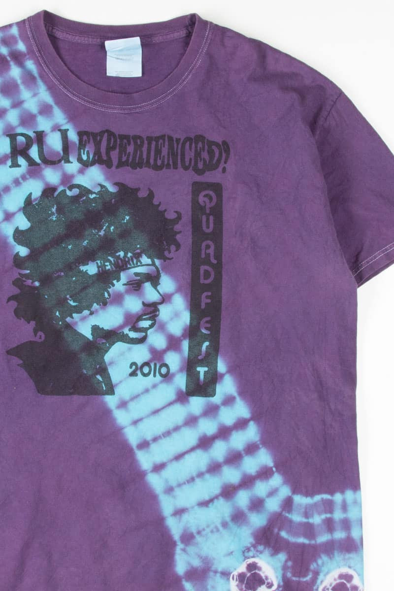 R U Experienced? Quadfest 2010 Tie Dye T-Shirt