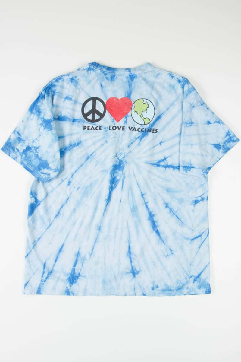 Peace Love Vaccines Tie Dye T-Shirt