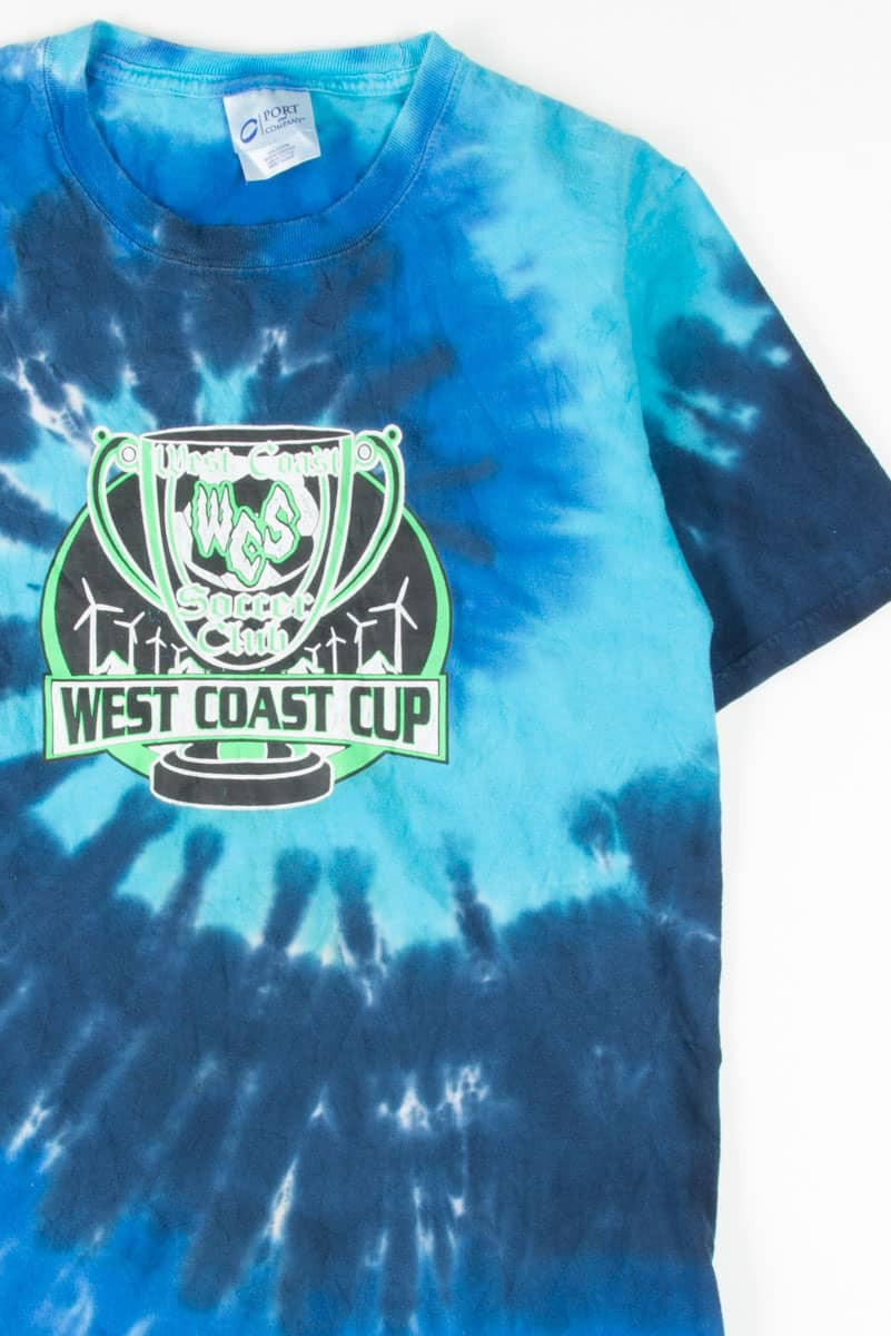 West Coast Soccor Club Cup Tie Dye T-Shirt