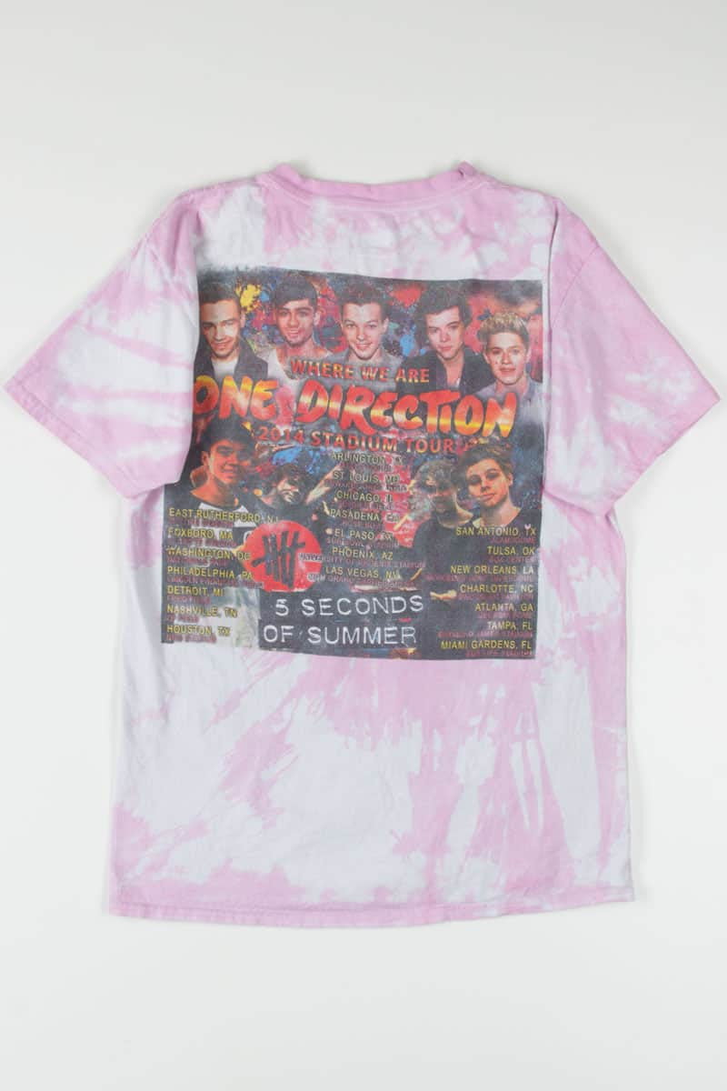 One Direction 2014 Tour Tie Dye T-Shirt
