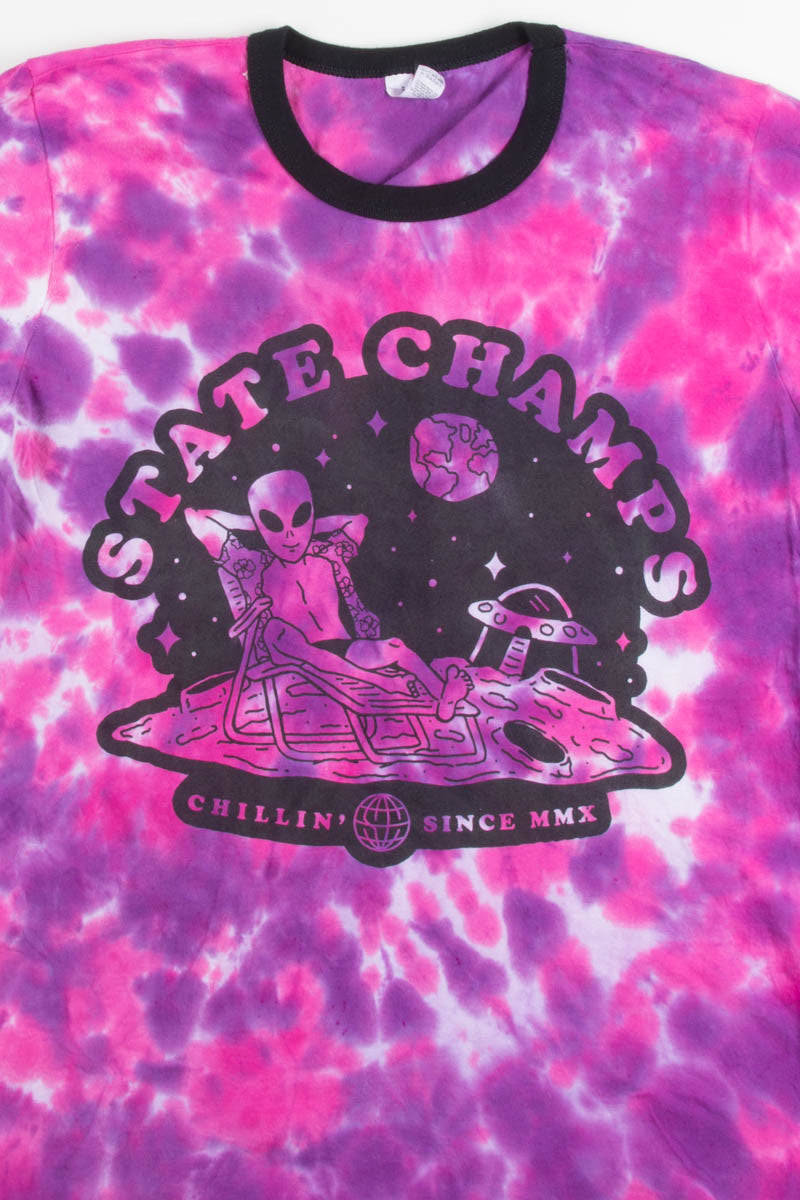 State Champs Ringer Tie Dye Tee