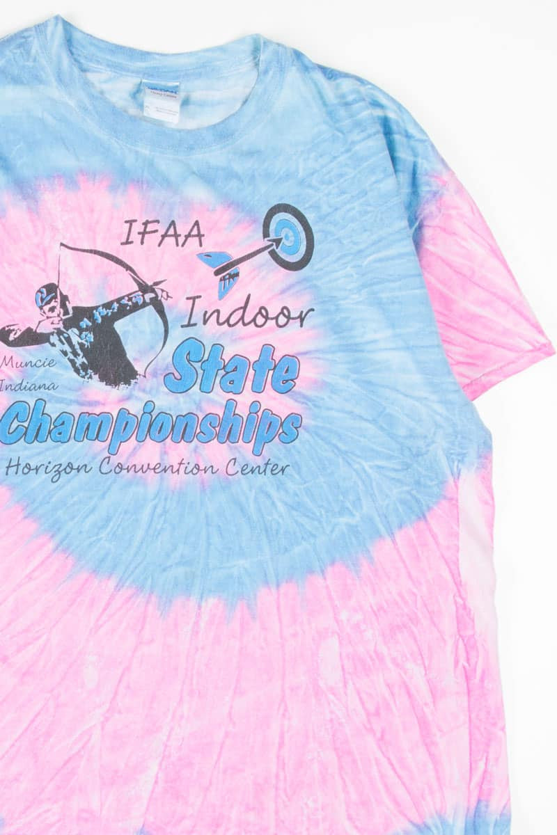 AAA Indoor State Championships Tie Dye T-Shirt