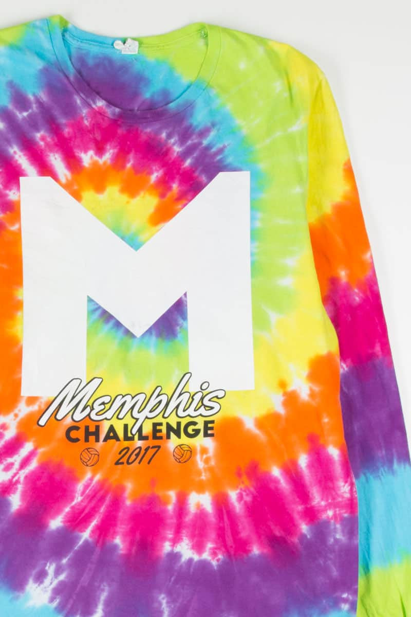 Mephis Challenge Volleyball Tie Dye T-Shirt