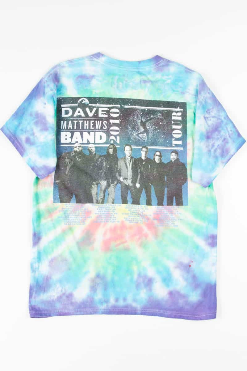 Dave Matthews Band 2010 Tour Tie Dye T-Shirt
