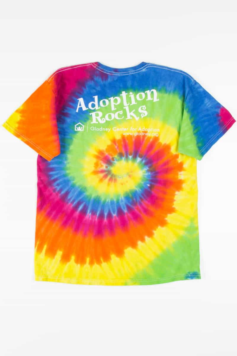 Adoption Rocks Tie Dye T-Shirt