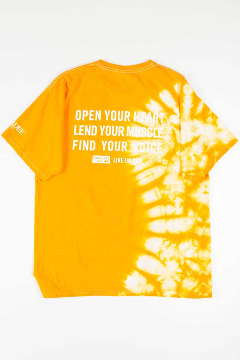 Day of Caring Gold Tie Dye T-Shirt