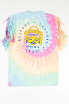 Illusions Fringe Sleeve Tie Dye T-Shirt