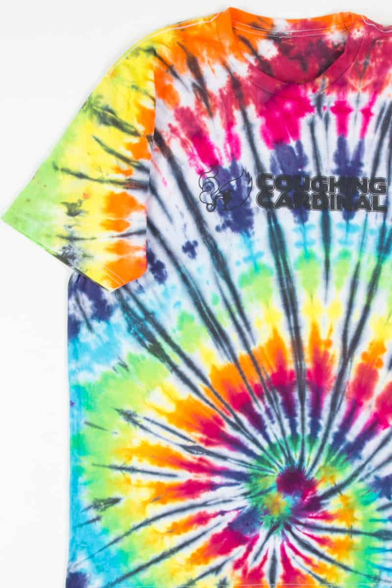 Coughing Cardinal Tie Dye T-Shirt