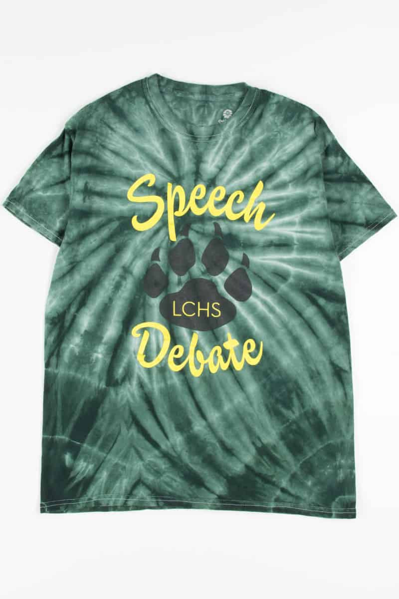 Speech Debate LCHS Tie Dye T-Shirt