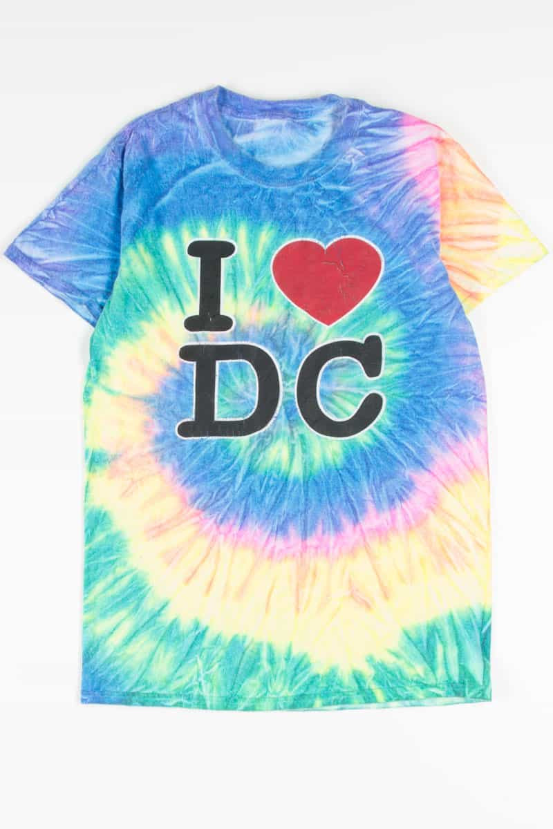 I Love DC Tie Dye T-Shirt 1