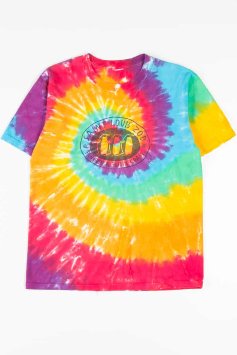 Saint Louis Zoo Penguin & Puffin Coast Tie Dye T-Shirt