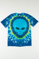Blue Alien Tie Dye Tee