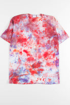 Red & Blue Tie Dye Tee 1
