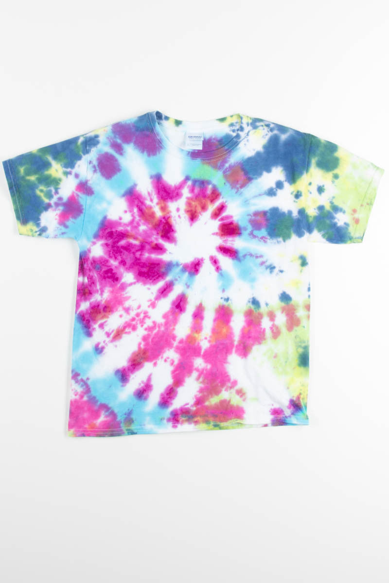 Purple & Blue Tie Dye Tee