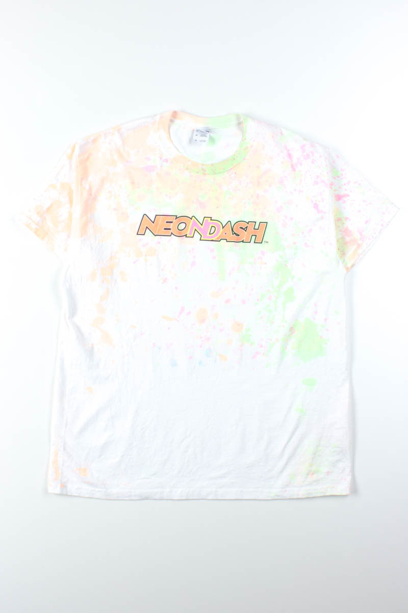 Neon Dash Tie Dye Tee