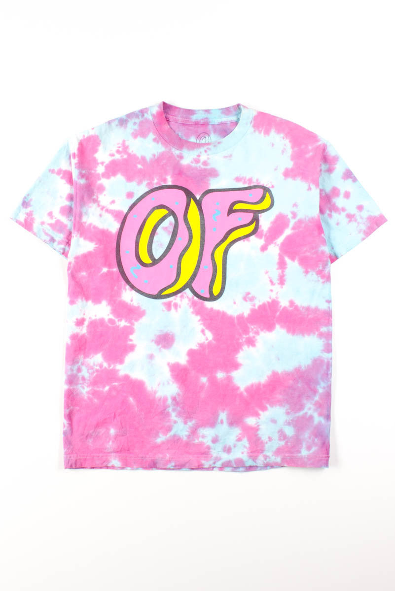 Blue & Pink Odd Future Tie Dye Tee