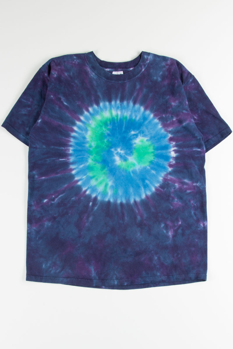 Blue Circle Tie Dye T-Shirt