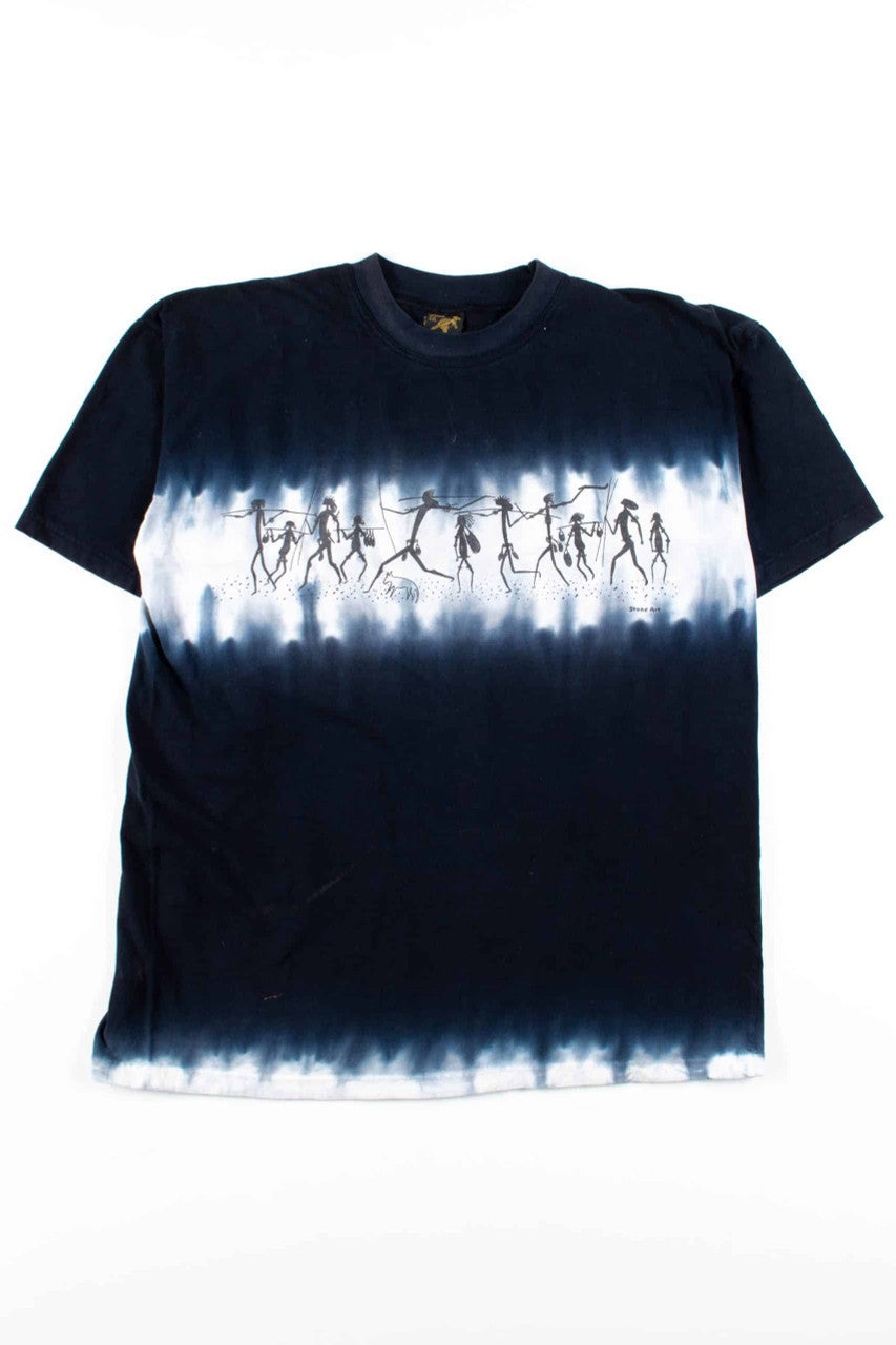 Aboriginal Stone Art Tie Dye T-Shirt