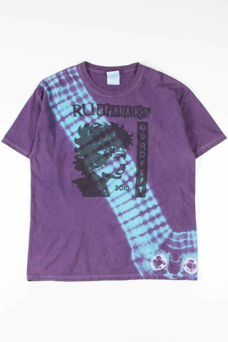 R U Experienced? Quadfest 2010 Tie Dye T-Shirt