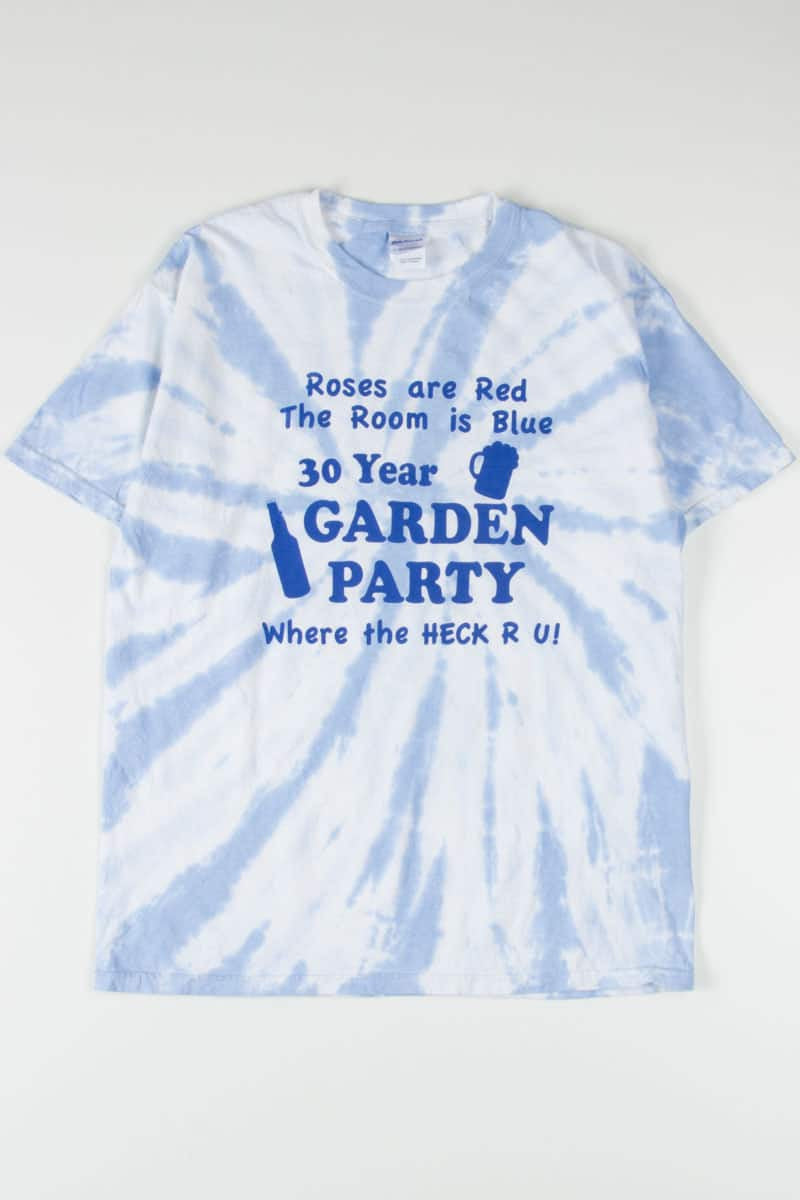New Minden Blue Room Garden Party Tie Dye T-Shirt